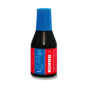 Razítkovacia farba Kores - 28 ml modrá